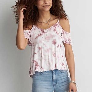 American Eagle off the shoulder top